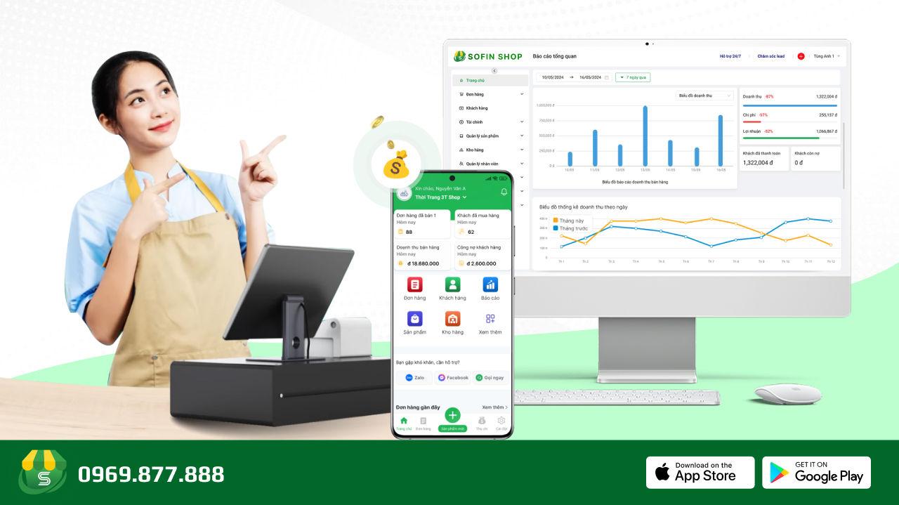 Phần mềm bán hàng giúp kiểm soát doanh thu như thế nào?