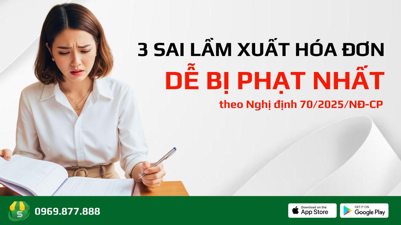 HĐĐT cho quán ăn, nhà hàng nhỏ: 3 sai lầm xuất hóa đơn dễ bị phạt nhất (Theo Nghị định 70/2025/NĐ-CP