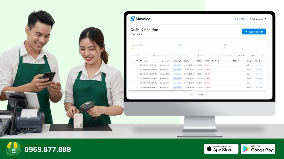 [ĐẶC THÙ] Hóa đơn điện tử (HĐĐT) cho Hộ kinh doanh Bán hàng Sỉ Lẻ (B2B-B2C)