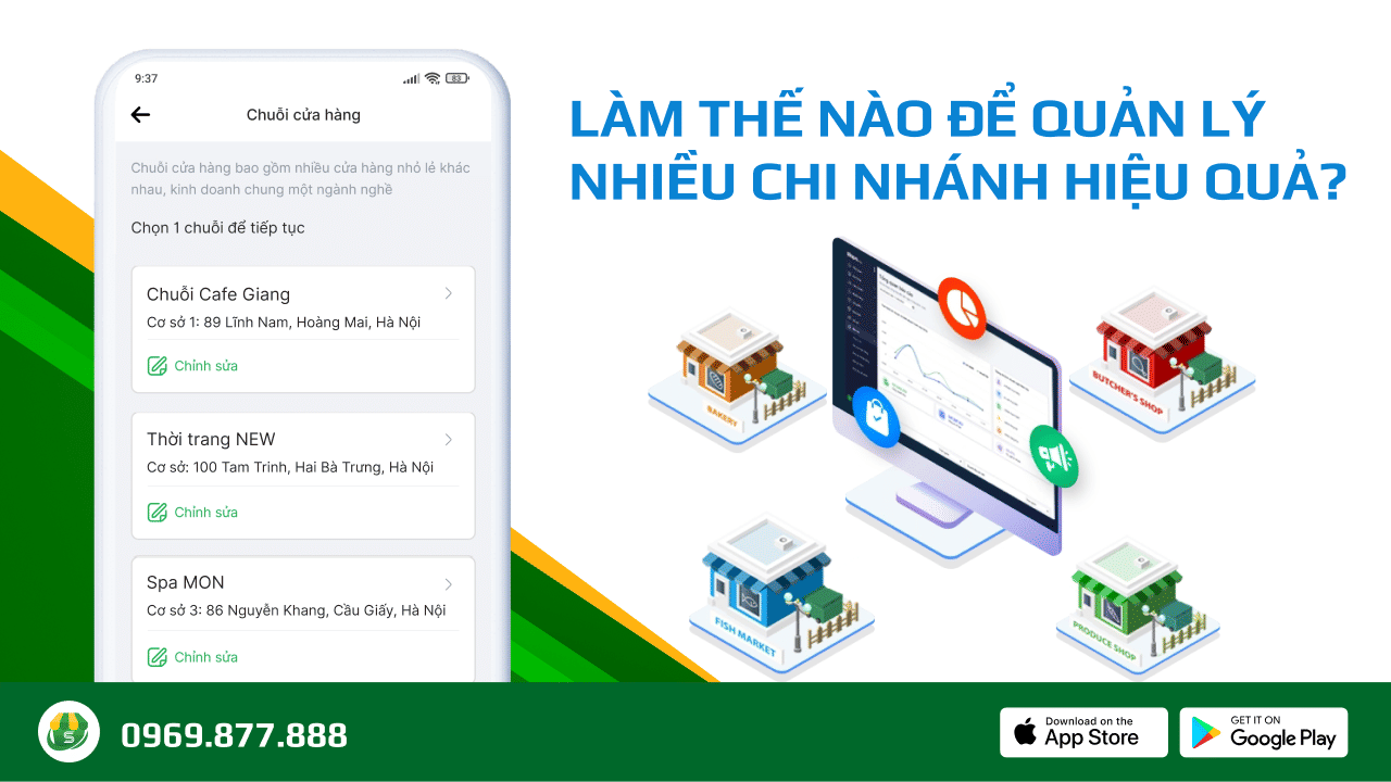 Làm thế nào để quản lý nhiều chi nhánh hiệu quả?
